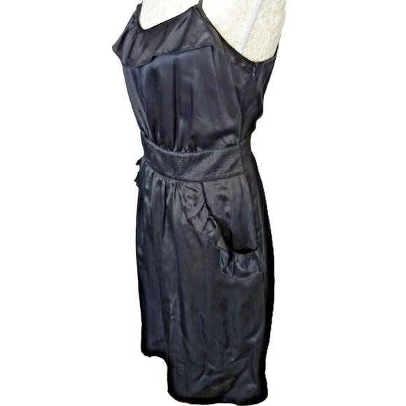 Marc by Marc Jacobs Pre-Loved Size 10 Strappy Little Black Dress in Cotton/Silk - Picture 1 of 10